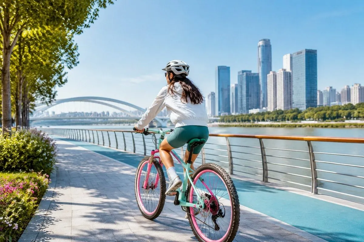 MEIRX mountain bike in a candy colorway